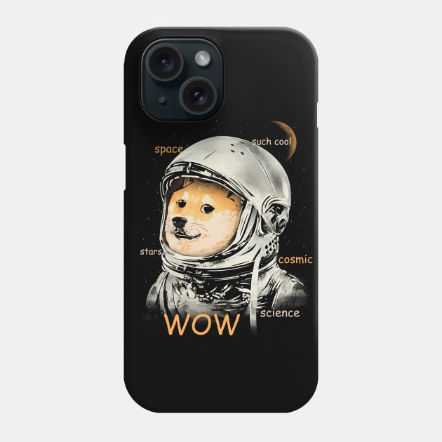 Astro Dog Phone Case by DANDINGEROZZ