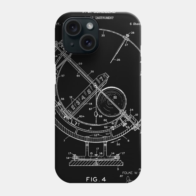 Ancient vintage solar science instrument poster Phone Case by SpaceWiz95