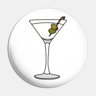 Martini Cocktail Pin