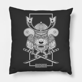 Tiger head bushido Pillow