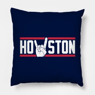 Houston Horns - Navy Pillow