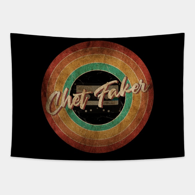 Chet Faker Vintage Circle Art Tapestry by antongg