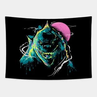 Colorful Kaiju Tapestry