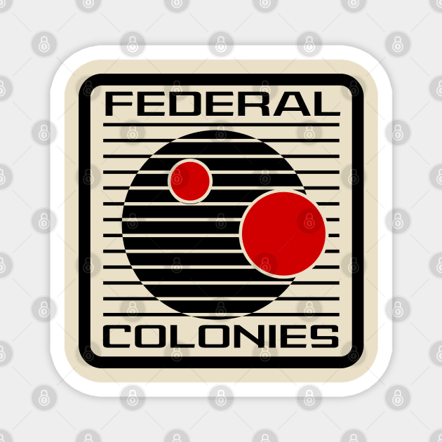 Federal Colonies v2 Magnet by Meta Cortex