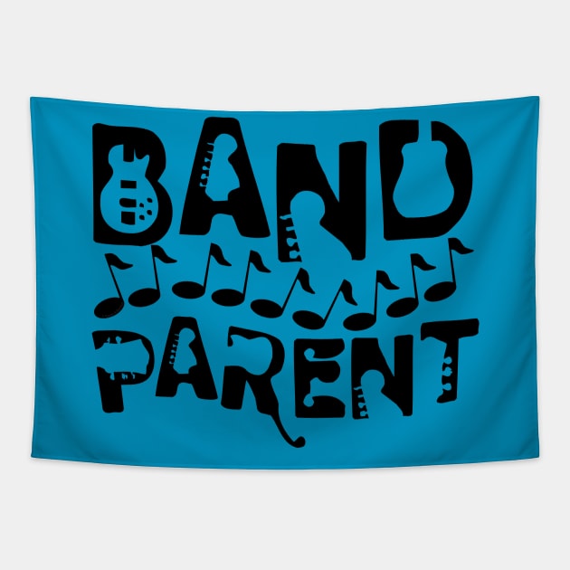 Musical Band Parent Music Notes Tapestry by Barthol Graphics