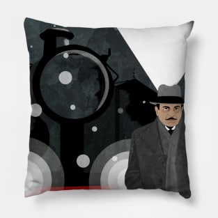 Poirot Murder on the Orient Express Pillow