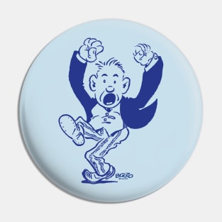 Protester - Blue1 Pin