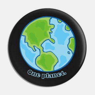 One Planet Earth Pin