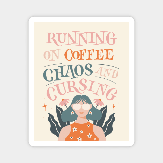 Running on coffee Magnet by Letters_by_Sid