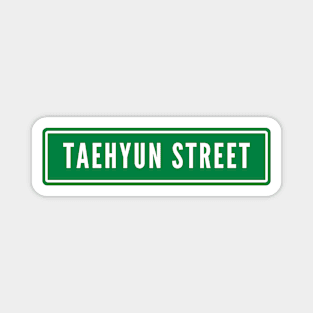 Taehyun Street Sign TXT Magnet