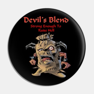 Devil's Blend Coffee Pin