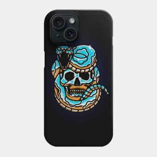 Chrome Skull Phone Case