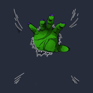 Halloween Green Hand T-Shirt