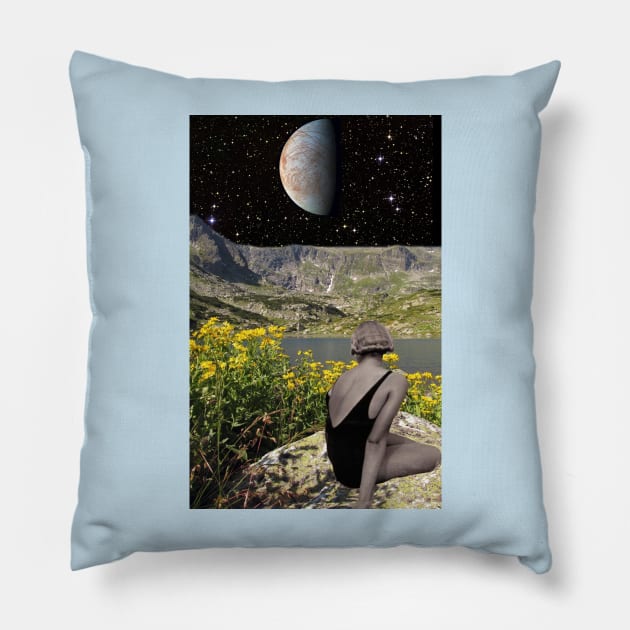 Another Moon... Pillow by montagealabira