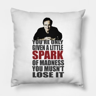 Exploring The Darker Depths Of Robin Williams Dramatic Roles Pillow