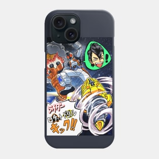 Rider Rocket Drill Kick!! Phone Case