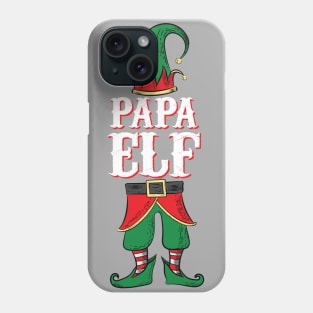 Papa Elf - Mom and Dad Matching Family Christmas design Phone Case