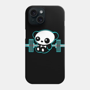 Panda, fitness girl, gym girl Phone Case