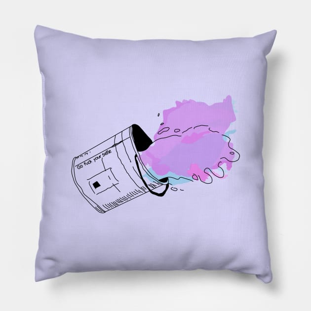 Paint Bucket Pillow by GasmaskMood