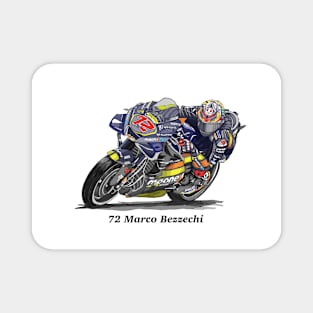 Drawing/Sketching MotoGP Team No 72 Marco Bezzechi Magnet