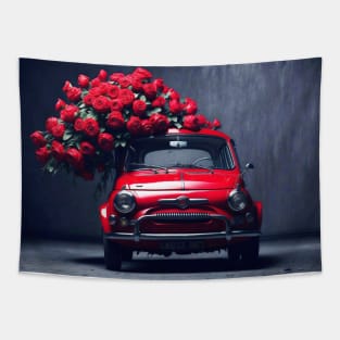 Where The Red Roses Grow - Fiat 500 in the 1960s Tapestry