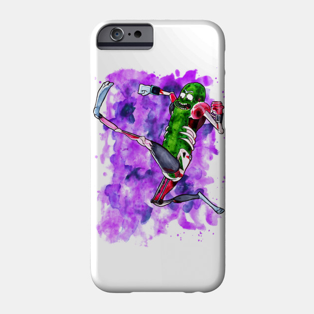 Pickle Rick Watercolour Rick And Morty Phone Case Teepublic