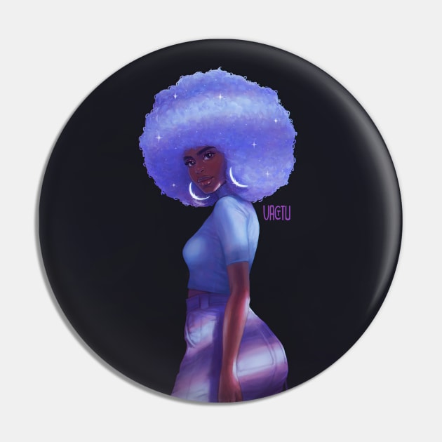 Lavender Princess Pin by VactuART