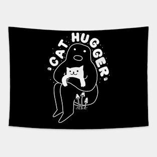 CAT HUGGER Tapestry