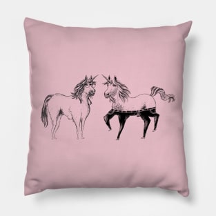 Couple of Unicorns Pillow