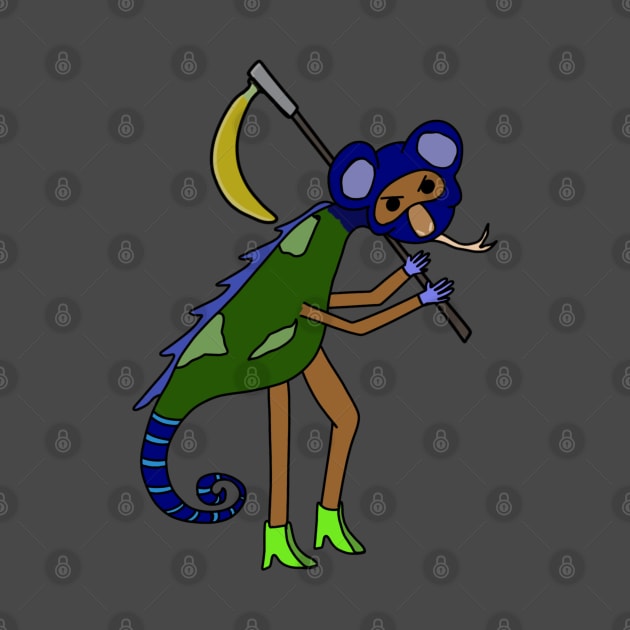 Koala Raccoon Seahorse with nice shoes and a Banana Scythe by Electric Mermaid