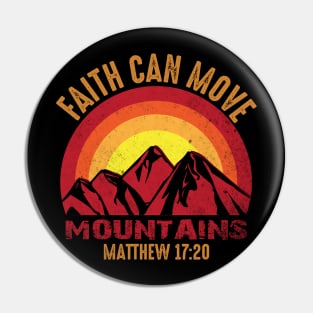 faith can move mountains Pin