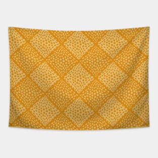 Dot Pattern (Dijon and Gold colors) Tapestry