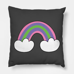 TRIGENDER pride flag Pillow