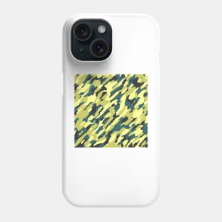 Teal light green Camouflage Phone Case