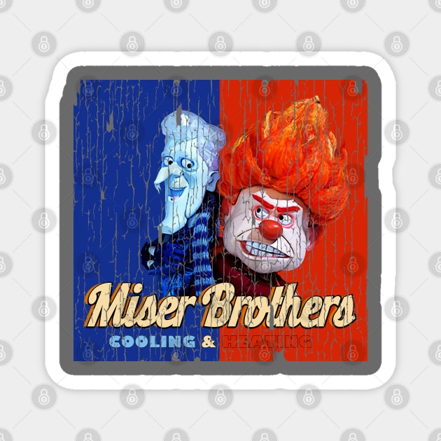 Vintage Heat Miser Brothers Magnet by 6ifari