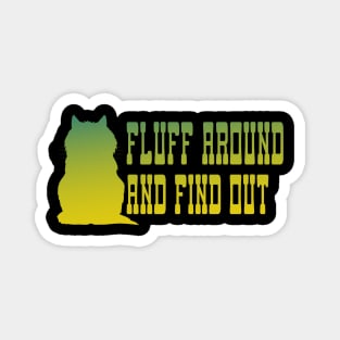 Fluff Around And Find Out Magnet