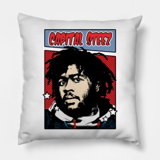 Capital Steez 80s Pop Art Comic Style Pillow