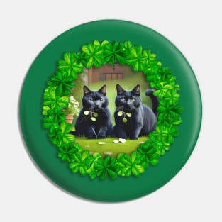 lucky cats Pin