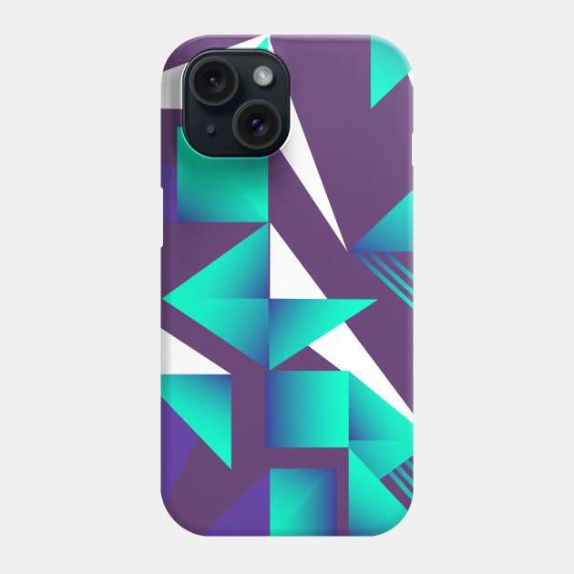 Abstract Broken Blocks Phone Case by goldhunter1