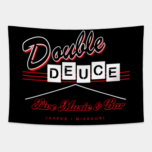 Double Deuce Roadhouse Sign Tapestry