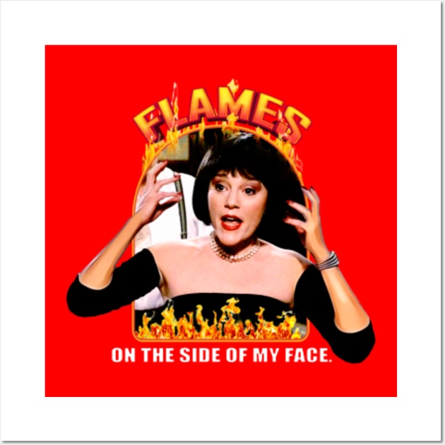 Flames on the side of my face Clue Posters and Art Prints TeePublic