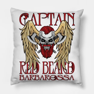 Captain Red Beard Pillow