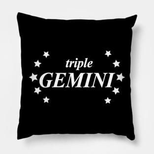 triple Gemini Pillow