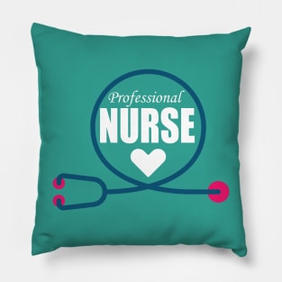 Stethoscope Professional Nursing design for Nurse and nursing Students Pillow