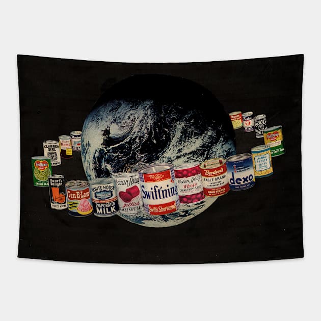 Globe Robe Tapestry by collagebymarianne (Marianne Strickler)