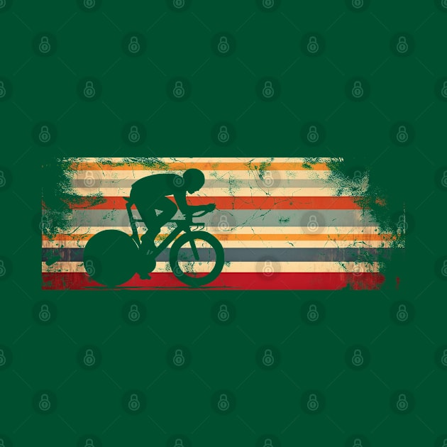 Vintage Retro Time Trial Gift Cycling Race by Selknen 🔥