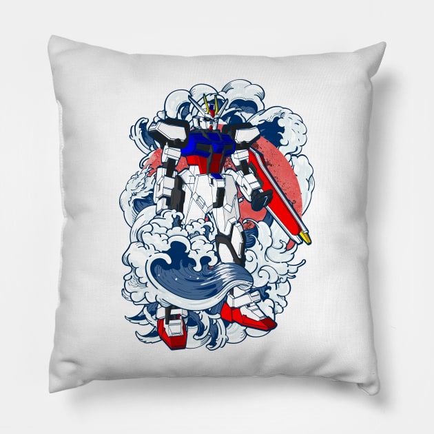 GAT-X105 Strike Gundam Pillow by gblackid