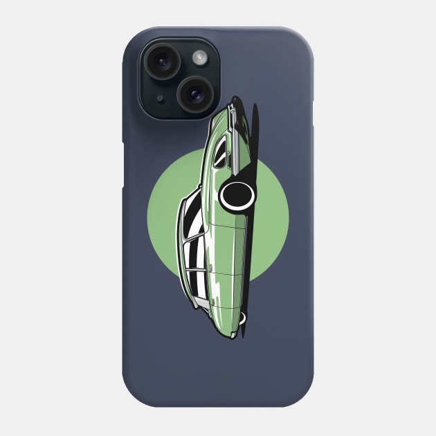 Green Citroen DS classic Phone Case by KaroCars