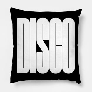 bold disco logo Pillow