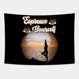 espresso yourself strike a pose Tapestry